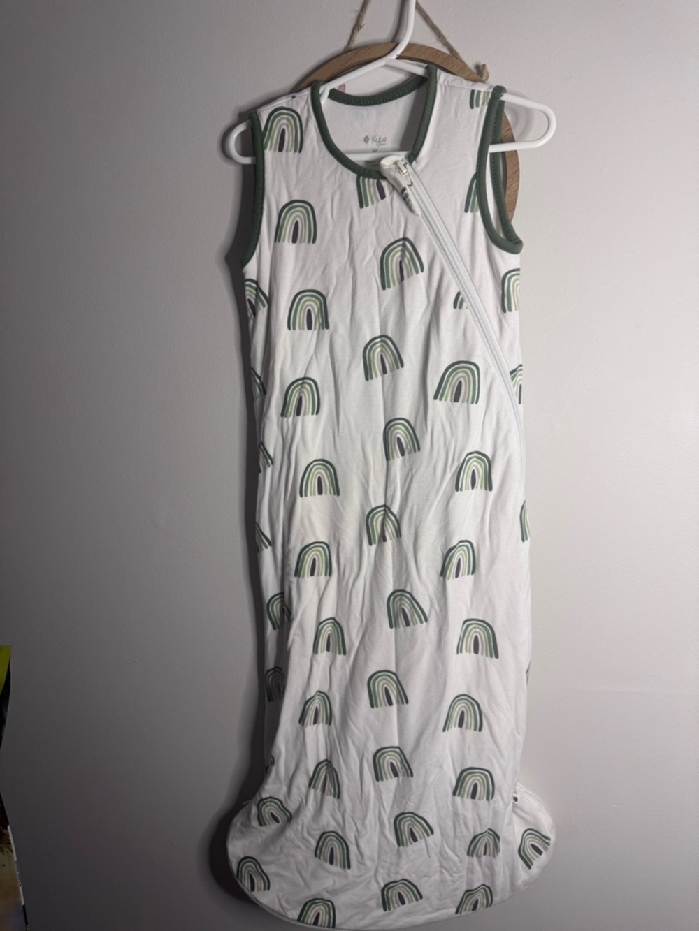 Kyte baby rainbow Sleep Sack- Green medium 0.5 tog